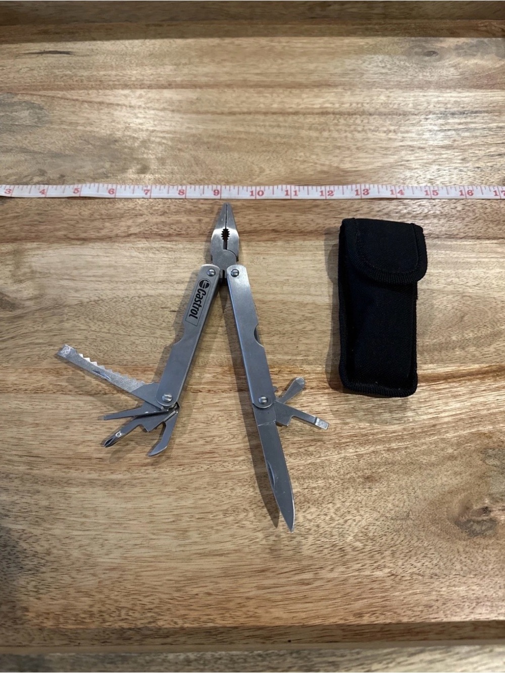 Castrol branded Multi-Tool with Black Sheath